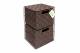 EHC 2 Drawer Nylon Storage Cabinet For Bedroom, Bathroom - Brown