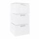 EHC 3 Drawer Storage Cabinet For Bedroom, Bathroom - White
