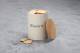 EHC Airtight Biscuit/Cookie Storage Canister With Airtight Lid, Cream