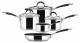 Circulon Momentum 5 PCs Stainless Steel Saucepan & Frypan Set