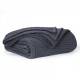 EHC Luxuriously Soft Chunky Cotton Waffle Throws, King Size - Charcoal