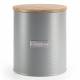 EHC Cookie/Biscuit Jar Air-tight Canister, Grey, 2.8L, Dia.16 x H18cm