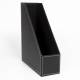 EHC Faux Leather Magazine Holder/Letter Storage Unit - Black