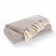 EHC Luxury Super Soft Cotton Diamond Large Throw - Beige, 150 x 200 cm