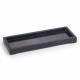 EHC Rectangular Decorative Marble Stone Storage Vanity Tray, Black