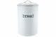 EHC Round White Enamel Bread Storage Container