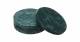 EHC Set of 4  Round Green Marble Coasters For Home & Kitchen Use
