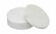 EHC Set of 4  Round White Marble Coasters For Home & Kitchen Use