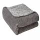 EHC Super Soft Teddy Fleece Blanket Throw, Dark Grey, 150 x 200 cm