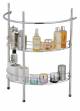 EHC Chrome Under Basin 2 Tier Sink Storage Rack and Towel Rail