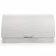 EHC Wave Pattern Bread Storage White Roll-Top Bread Bin - White