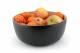 Food-Safe Decorative Premium 25 cm Bamboo Salad Bowl - Black
