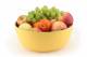 Food-Safe Decorative Premium 25 cm Bamboo Salad Bowl - Custard