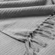 Handwoven Waffle Design Pure Cotton  Single Sofa Throw - Smoke