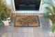 Infinity Tree Patterned PVC Backed Entrance Coir Mat - Natural & Black