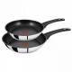 Jamie Oliver 2 PCs S/Steel Frying Pans 20/26 cm, Induction Compatible