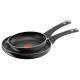Jamie Oliver Twinpack  Nonstick Frying Pan Set, 20 and 26 cm - Black