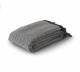 EHC King Size Big Diamond Woven Cotton Throw, Ivory/Black, 225 x250cm