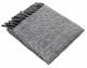 EHC Single Big Diamond Woven Cotton Throw, 125 x 150cm, Ivory/Grey