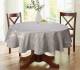 Luxury Damask Round Tablecloth - Smoke  69