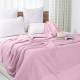 Luxury Handwoven Cotton Adult Cellular Blanket,  Single - Pink