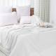 EHC Handwoven Light & Soft Cotton Giant Adult Cellular Blanket, White