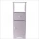 MDF Slimline Tall boy Storage Cabinet Unit With a Cupboard & 3 Shelves
