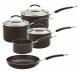 Meyer Non-Stick Induction 5 Piece Cookware Saucepan & Frying Pan Set