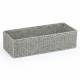 Multipurpose Handwoven Paper rope Rectangular Storage Basket, Grey