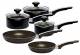 Prestige Everyday Straining 5 PCs Nonstick Cookware Set - Black