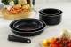 Tefal 5 PCs Ingenio Essential Nonstick Frying Pan Saucepan set, Black