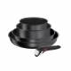 Tefal Ingenio 5 Pc Induction Compatible Non-stick Cookware Set, Black