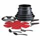 Tefal Ingenio Non-stick Cookware Induction Pots & Pans Set, Black