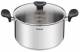 Tefal Primary Induction Stainless Steel 5L Stewpot With Lid, 24cm