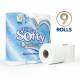 Triple Softy Toilet Roll Toilet Tissue 9 Rolls 3 Ply Tissues