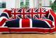 Union Jack Sofa King Size Bed or 2 Seater Throw - Red ,Blue & White