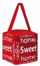 Vintage Decorative Fabric Doorstop - Home Sweet Home - Red