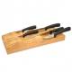 Woodluv 15 Slots in Drawer Bamboo Knife Block (Without Knives)