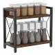 Woodluv 2-Tier Spice Organizer, Tiered Storage Rack for Kitchen Spices