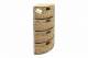 Woodluv 4 Drawer Corner Seagrass  Bathroom/Bedroom Storage Cabinet