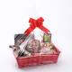 Woodluv Create Your Own Wicker Gift Hamper Basket Kit - Red
