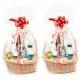 Woodluv Create Your Own Set of 2 Round Wicker Gift Hamper Basket