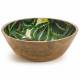 Woodluv Large 30 cm Mango Wood Decorative Salad Serving Bowl