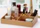 Woodluv Luxury 9 Section Bamboo Wood Desktop Stationery Organizer