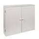 Woodluv MDF Wall Mounted Storage Cupboard unit - White