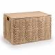 Woodluv Medium Paper-rope Storage Box With Lid, Khaki, 49 x 32 x 30 cm
