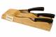 Woodluv Meritorious Bamboo In Drawer Knife Holder - Natural