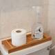 Woodluv Premium Quality Bamboo Shelf Organizer - Bathroom/BedRoom