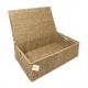 Woodluv Set of 2 Seagrass Under Bed Storage Box - Large & Extra Large