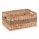 Woodluv Set of 3 Handwoven Seagrass & Water Hyacinth Storage Baskets